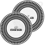 Cook’s Aid 2 Pcs Induction Cooktop Protector Mat – (Magnetic) Induction Stove Protector – for Induction Stove, Multifunctional Silicone Mats – for Cooktop Cover (Logo CK, 7.9 inch)