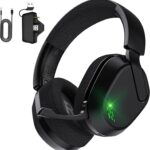 Wireless Gaming Headset for Xbox Series X/S, Xbox One, PS5, PC, Mac, Bluetooth 6.0 Gaming Headphones with Flip-to-Mute Noise-Canceling Mic, Foldable, 3D Surround Sound, 45H Battery – Black