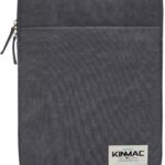 Kinmac 360° Protective Vertical Style Laptop Sleeve Case Bag with Pocket for MacBook Pro 14 inch and 14 inch-14.4 inch Screen Laptop (Grey Canvas)