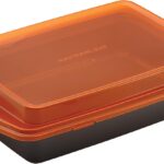 Rachael Ray Bakeware, Nonstick Baking / Cake Pan With Lid and Grips, Rectangle – 9 Inch x 13 Inch, Gray