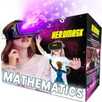 VR Headset + Math Games [Multiplication Subtraction etc] Virtual Games: Gift for Boys & Girls. Cool Educational Toys for Kids 5 6 7 8… Years Old. Virtual Reality Learning Resources Grade 1 2 3 4…8