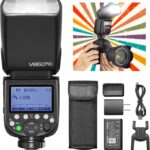 Godox V860III-C Camera Flash for Canon, Modeling Lamp 2.4G Wireless TTL HHS 1/8000S 5300K, 7.2V/2600mAh Li-ion Battery 1.5s Recycling 480 Full Power for Portrait Studio Indoor Outdoor Photography