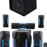 Kicker Bundle: 44VL7S122 12″ 1500w L7 Solo-Baric L7S Loaded Ported Sub Enclosure Box Bundle with Rockville HTS56 1000w 5.1 Channel Home Theater System/Bluetooth/USB+8″ Subwoofer (2 Items)