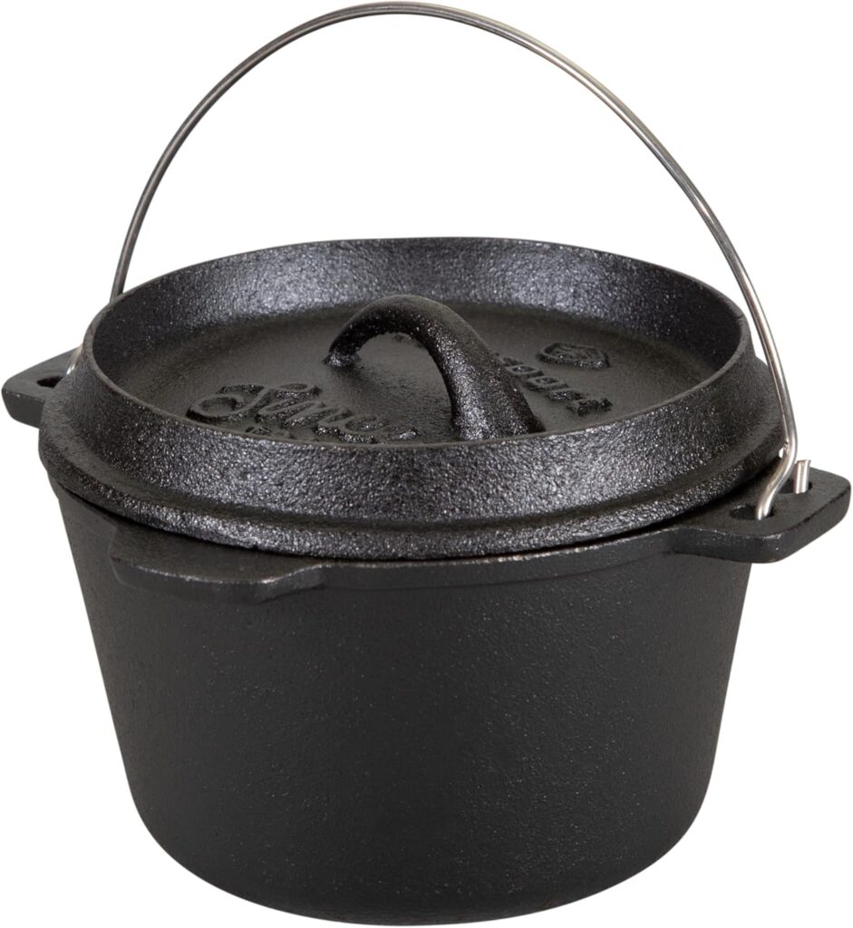 Stansport Pre-Seasoned Cast Iron Dutch Oven