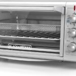 BLACK+DECKER Crisp ‘N Bake Air Fry Countertop Convection Toaster Oven, XL Capacity, 8-Slice, 5-in-1, Fits 9” x 13” pan,12” Pizza, 60-Min Timer, Bake, Broil, Air Fry, Toast, Keep Warm, Stainless Steel