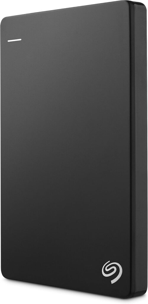 Seagate Backup Plus Slim 1TB External Hard Drive Portable HDD – Black USB 3.0 for PC Laptop and Mac, 2 Months Adobe CC Photography (STDR1000100)