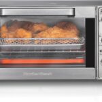 Hamilton Beach Sure-Crisp Air Fryer Toaster Oven Combo, Fits 9” Pizza, 4 Slice Capacity, Powerful Circulation, Auto Shutoff, Stainless Steel (31403)