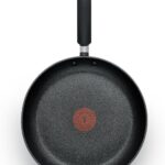 T-fal C4610263 Titanium Advanced Nonstick Thermo-Spot Heat Indicator Dishwasher Safe Cookware Fry Pan, 8-Inch, Black –