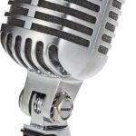 Shure 55SH Series II Iconic Microphone – Vintage Style, Rich Sound Quality, Rugged Construction, Shock-Mounted Noise Reduction for Vocals & Instruments-for Live Performances & Studio Recording