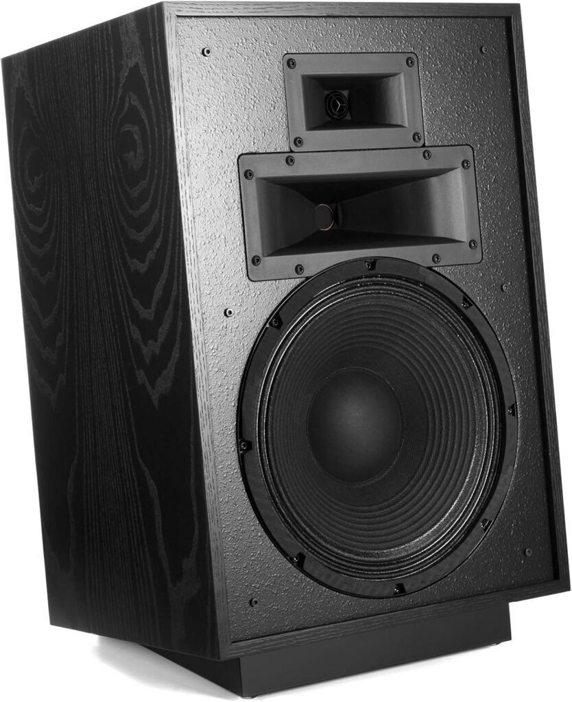 Klipsch Heresy IV Floorstanding Speaker in Black Ash Three-Way, Horn-Loaded Speaker with Updated Design