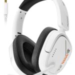 NUBWO HG04L Gaming Headset for PS5/PS4, Xbox Series X|S/Xbox One, Switch – 250g Lightweight, Clear Unidirectional Mic, Soft Memory Earmuffs, 3.5mm Jack for Gaming & Work