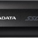 ADATA SD810 1000G IP68 Water Resistance Up to 2000 MB/s USB 3.2 Gen 2 USB-C External Solid State Drive – Black for iPhone 15/Pro/Max, Android (SD810-1000G-CBK)