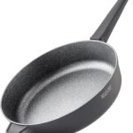 THE ROCK SOHO 12.5-Inch Nonstick Frying Pan – Compact for Urban Kitchens, Nothing Sticks, Never Warps, Lasts Longer, Oven & Dishwasher Safe, Black
