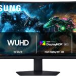 SAMSUNG 40” Odyssey G7 (G75F) WUHD Resolution, 180Hz, Curved Gaming Monitor, 1ms Response Time (GtG), VESA DisplayHDR™ 600, AMD FreeSync™ Premium Pro, LS40FG75DENXZA, 2025