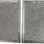 Microwave Grease Filter for GE JVM7195SK6SS,PNM9216SK5SS, JVM7195EK5ES,JNM7196DK5BB, JVM7195DK5WW,JNM7196SK6SS (2x-Grease Filter)