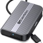 Cable Matters 40Gbps Portable USB4 / Thunderbolt 4 SSD Enclosure for M.2 NVMe SSD – Up to Read:3800MB/s, Write:3600MB/s, NVMe Enclosure, Tool-Free, Intelligent Cooling, Thunderbolt 4/5 Compatible