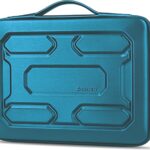 DOMISO 14 inch Laptop Sleeve with Handle Shockproof Computer Bag Waterproof EVA Protective Carrying Case for 14″ ThinkPad E480/Yoga 920/13.5″ Microsoft Surface Book/HP Pavilion 14 Stream 14, Teal