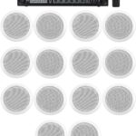 Rockville Bluetooth Multi Room 6 Zone Home Audio System w/(14) Ceiling Speakers