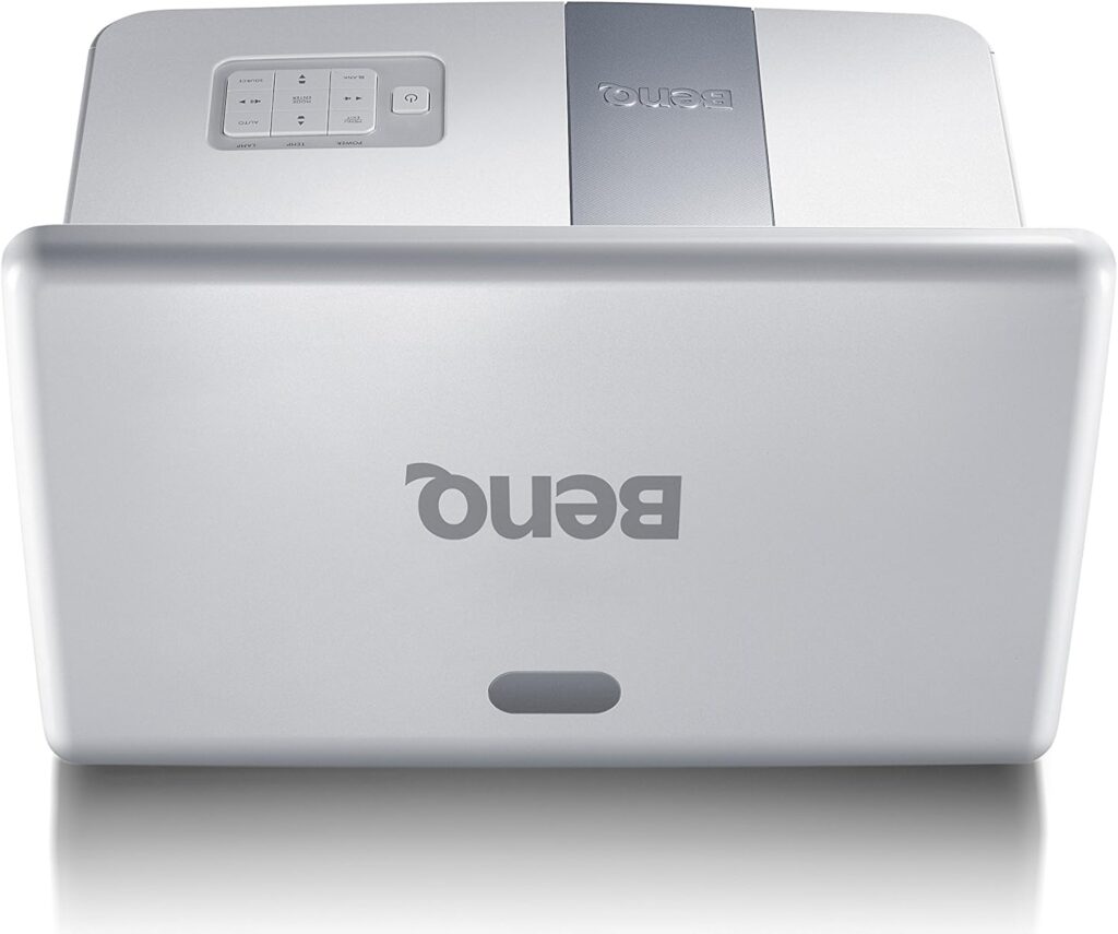 BenQ MW843UST Ultra-Short Throw Projector WXGA (1280 X800), 3,000 ANSI Lumens, 13,000:1 High Contrast Ratio, with Wall Mount Projector