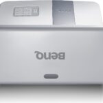 BenQ MW843UST Ultra-Short Throw Projector WXGA (1280 X800), 3,000 ANSI Lumens, 13,000:1 High Contrast Ratio, with Wall Mount Projector