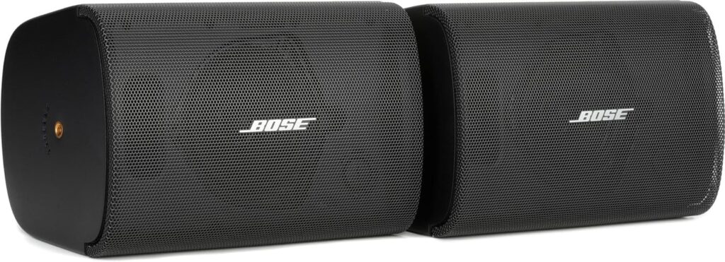 Bose Professional FreeSpace FS4SE Surface-mount Indoor/Outdoor Loudspeaker (pair) – Black