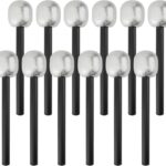 Skeleteen Stage Mic Costume Prop – Rock Star Toy Microphone Party Favor Decorative Props Costume Accessory – 1 Dozen