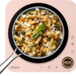 CIARRA CATIH1A-P Portable Induction Cooktop, Slim Single Electric Countertop Burner with Sensor Touch and Digital time, Pink