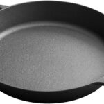 Pre-Seasoned Large Cast Iron Skillet 17 Inch, Dual Handle Outdoor Camping Frying Pan, Pizza Pan, Use for Grill, Stovetop, Induction, Oven Safe Cookware