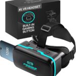 FEEBZ 3D VR Headset for Kids 2.0 – for iPhone & Android Phones | with 3D VR Videos & Apps Links | Virtual Reality Goggles Set for Beginners