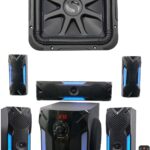Kicker Bundle: L7S124 12″ 1500 Watt Solobaric L7S Car Subwoofer Solo-Baric 44L7S12-4 Bundle with Free Rockville HTS56 1000w 5.1 Channel Home Theater System/Bluetooth/USB+8″ Subwoofer (2 Items)
