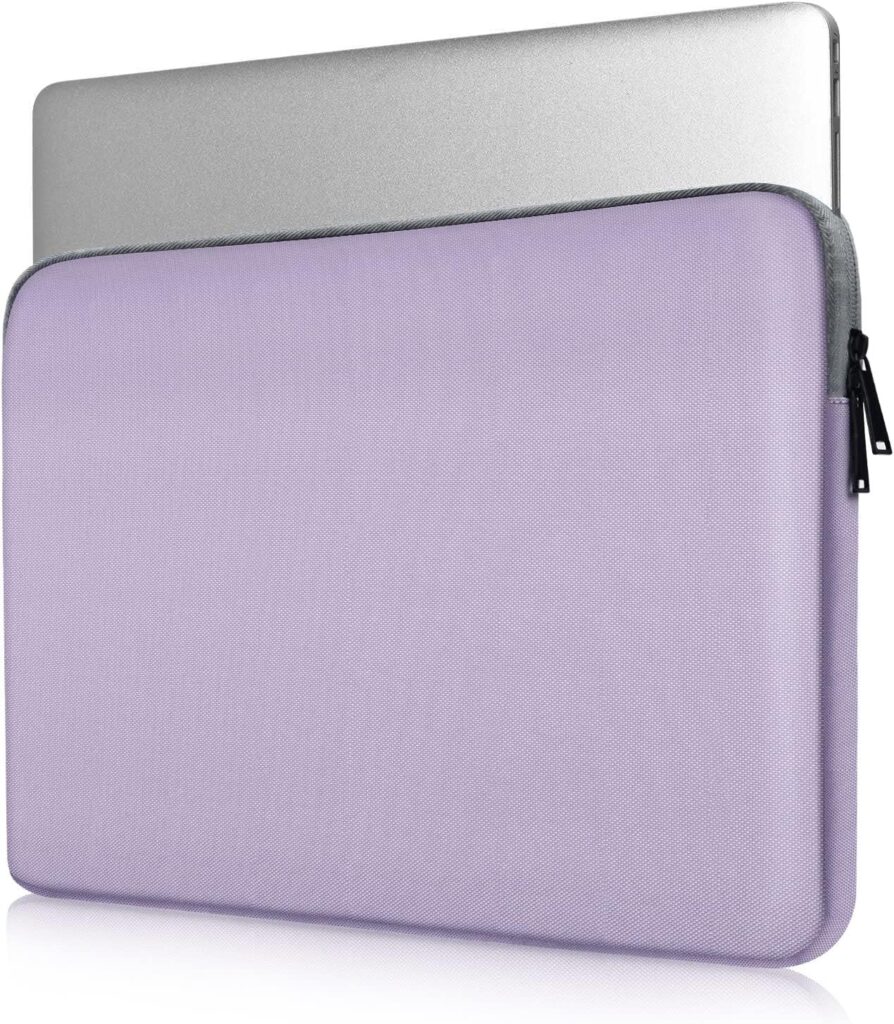 17-17.3 inch Laptop Sleeve Case for HP Envy/Pavilion x360, ASUS TUF Gaming/Dell Inspiron/Lenovo IdeaPad/LG Gram/Acer Chromebook Carrying Bag for Women, Purple