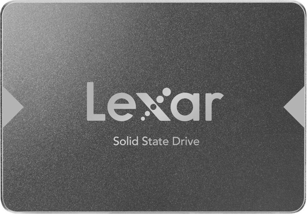 Lexar 128GB NS100 SSD 2.5 Inch SATA III Internal Solid State Drive, Up To 520MB/s Read, Gray (LNS100-128RBNA)