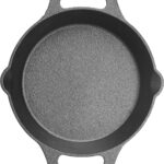 WINCO Cast Iron Skillet, Black