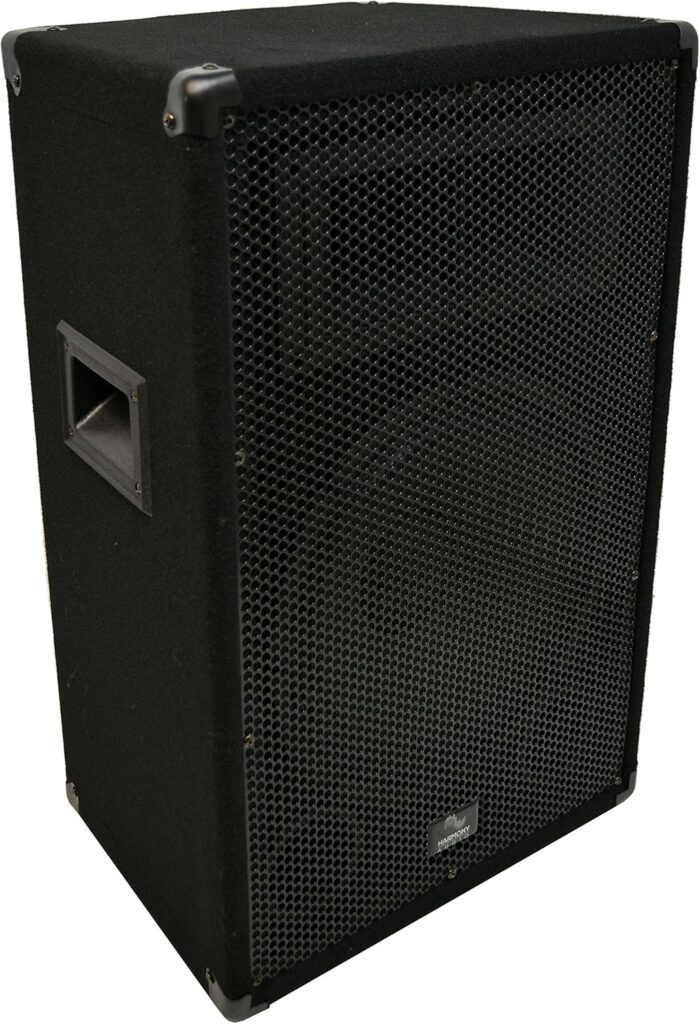 Harmony Audio HA-V12P Pro DJ Venue Series 12″ Passive 150W RMS PA Speaker 2-Way Cabinet