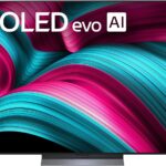 LG 77-Inch Class OLED evo AI 4K C5 Series Smart TV w/Dolby Atmos, Dolby Vision, HDR10, AI Super Upscaling 4K, Filmmaker Mode, Wow Orchestra, Alexa Built-in (OLED77C5PUA, 2025)