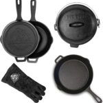 Pit Boss 6 Piece Cast Iron Starter Kit, Black