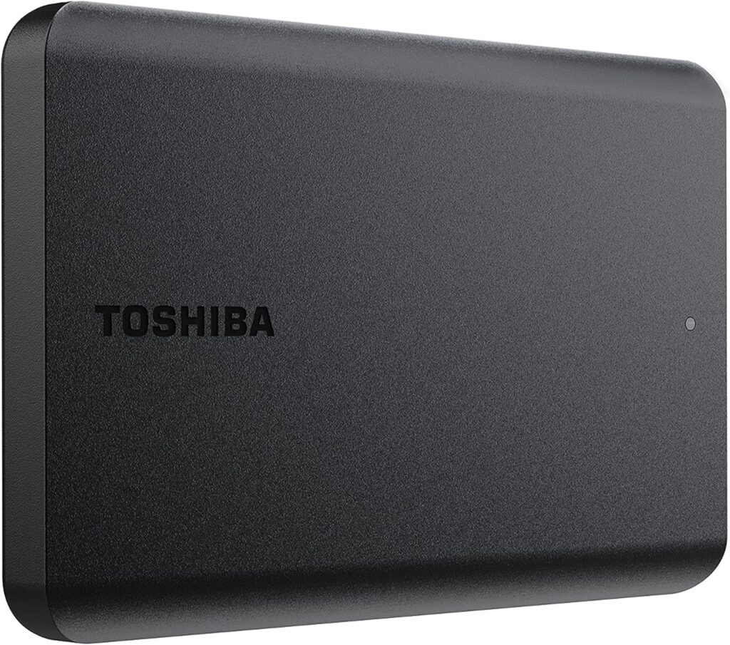 Toshiba Canvio Basics 1TB Portable External Hard Drive USB 3.0, Black – HDTB510XK3AA