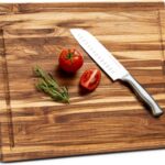 WALDWERK Large Teak Wood Cutting Board (18 x 14 x 1.2″) – Solid Wood Cutting Board – Large Teak Wood Chopping Board – Wooden Butcher Block for Kitchen
