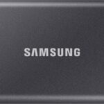 Samsung T7 Portable SSD – 1 TB – USB 3.2 Gen.2 External SSD Titanium Grey (MU-PC1T0T/WW)