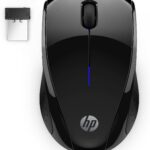 HP X3000 G3 Wireless Mouse – Black, 15-Month Battery, Side Grips for Control, Travel-Friendly, Blue LED, Powerful 1600 DPI Optical Sensor, Compatible with Wins PC/Laptop, Mac, Chromebook (683N7AA)