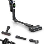 Bosch Unlimited 10 Cordless Vacuum, 80min Runtime, 90° Bendable Tube, +3 Accessories, >99.9% Dust Pick-up, Dust Compression Avoids Dust Clouds, HEPA Filter, for Carpet, Hardwood, & Upholstery