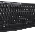 Logitech K270 Wireless Keyboard for Windows, 2.4 GHz Wireless, Full-Size, Number Pad, 8 Multimedia Keys, 2-Year Battery Life, Compatible with PC, Laptop, Black