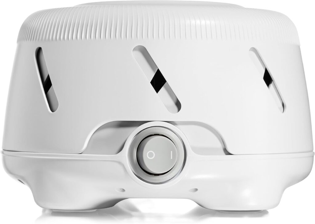 Yogasleep Dohm UNO White Noise Sound Machine (White) with Real Fan Inside for Non-Looping White Noise, for Travel, Office Privacy, Meditation, Sleep Aid for Adults & Baby, Registry Gift