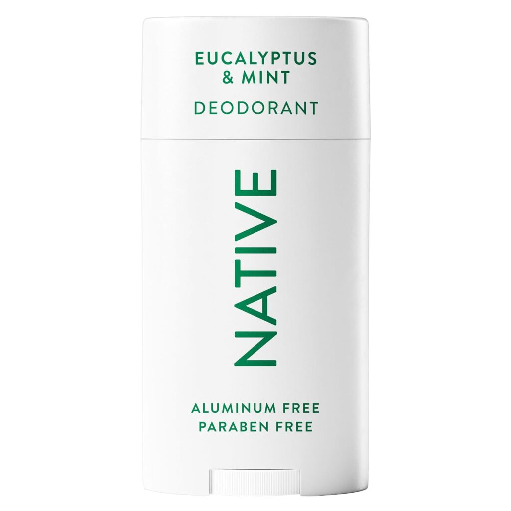 Native Deodorant | Natural Deodorant for Men, Aluminum Free with Baking Soda, Coconut Oil and Shea Butter | Eucalyptus & Mint