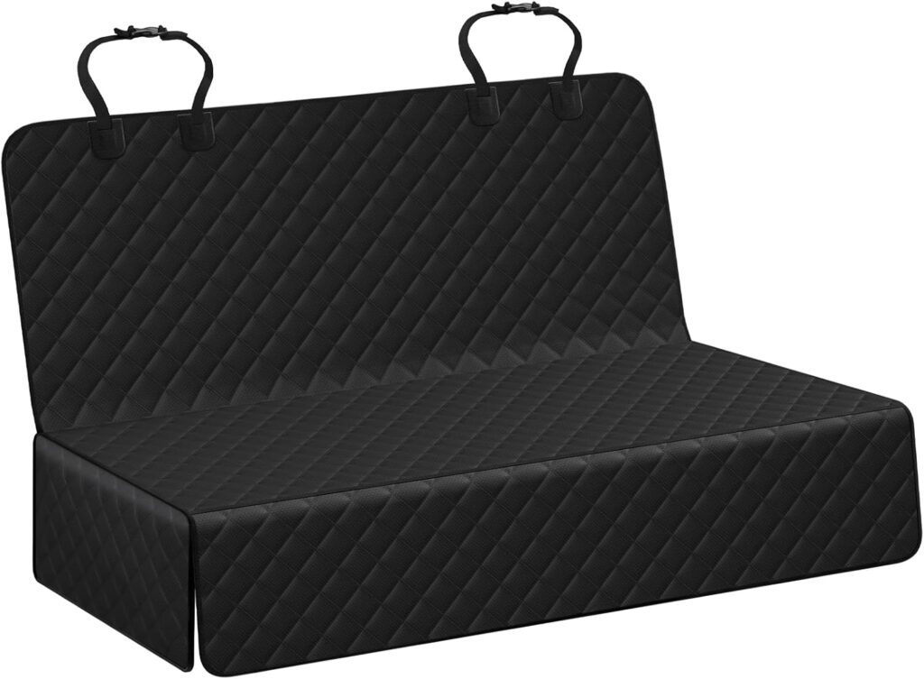 Dog Car Seat Cover for Back Seat, Waterproof Pet Bench Seat Cover for Dogs, Scratchproof Nonslip Reat Seat Protector for Cars, Trucks, SUVs
