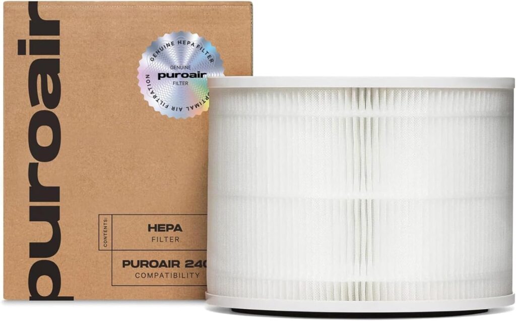 PuroAir 240 Replacement Filter – HEPA Filters up to 99.9% of Smoke, Pollen, Dust and Common Household Pollutants – HEPA Air Filter Replacement for PuroAir 240 Air Purifier