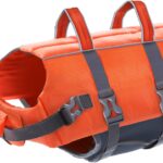Outward Hound Granby Splash Dog Life Jacket, High-Buoyancy Dog Life Vest for Swimming, Boating, and Water Safety, Medium, Orange