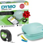 DYMO LetraTag 200B Bluetooth Label Maker, Compact Label Printer, Connects Through Bluetooth Wireless Technology to iOS and Android, Includes 1 White Paper Label Tape, Daydream Blue