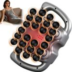 24-Head Massage Gun Set, With 99 Levels & 9 Modes, Massage Gun Deep Tissue, Legs, Waist, Neck and Back Massager for Muscle Pain Relieve, Quiet & Powerful Full Body Massager for Muscle Recovery (Gray)