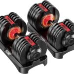 Adjustable Dumbbells Set of 2，Free Weights Dumbbells Set，Adjustable Dumbbell Set，52.5 lbs pair 105 lbs，15 in 1，for Men/Women Gym Equipment for Home Strength Training Equipment
